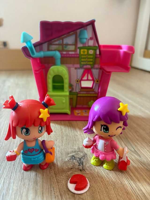 Pinypon: Casa y 2 muñecas