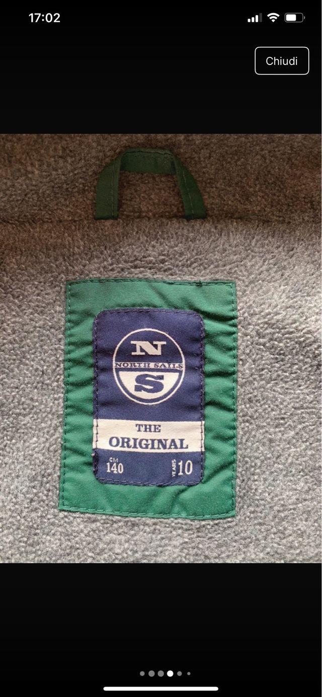 Giacchetto North Sails bimbo 10 anni