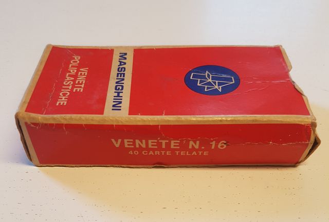 Masenghini 40 carte Venete N.16 Mazzo epoca 70'