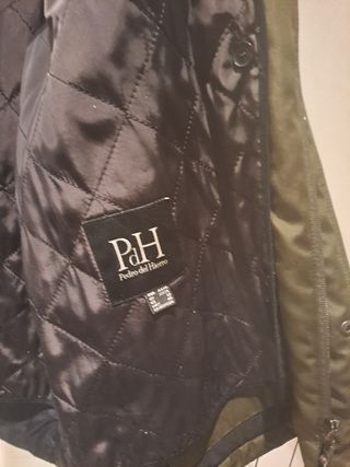 Chaquetón verde oliva marca Pedro del Hierro,
