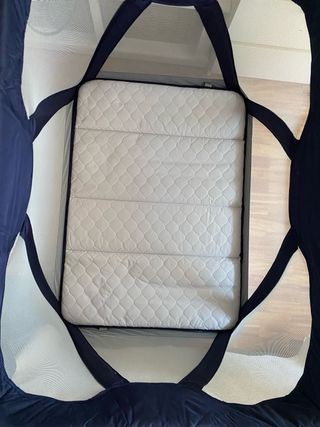 Cuna viaje Nuna azul navy