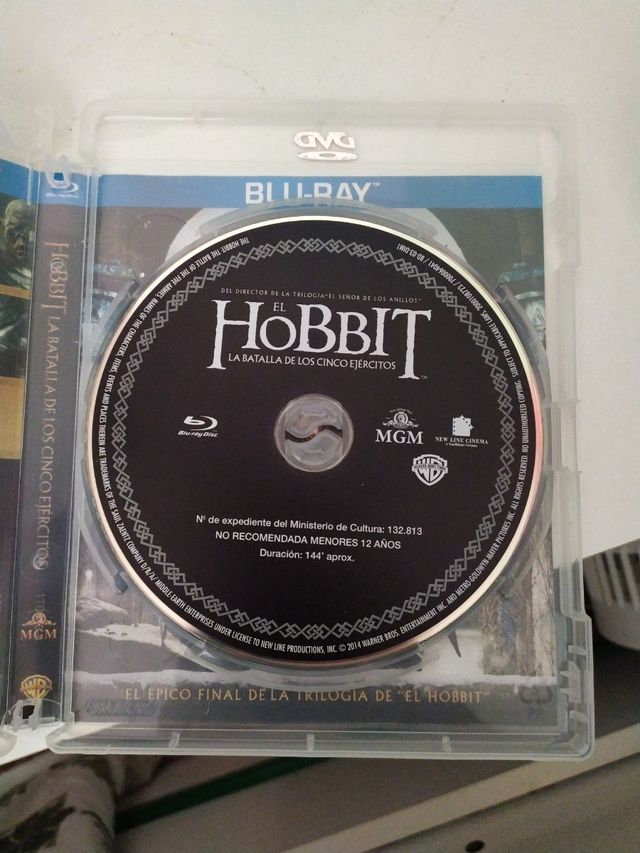 Blu-ray El Hobbit: Batalla 5 Ejércitos