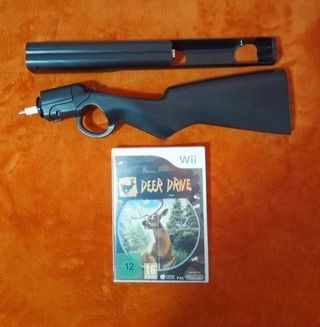 Juego COMO NUEVO Wii Deer Drive+Escopeta NUEVA 
