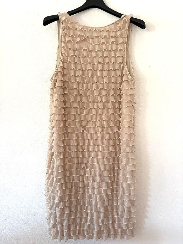 Abito Zara beige M - senza maniche