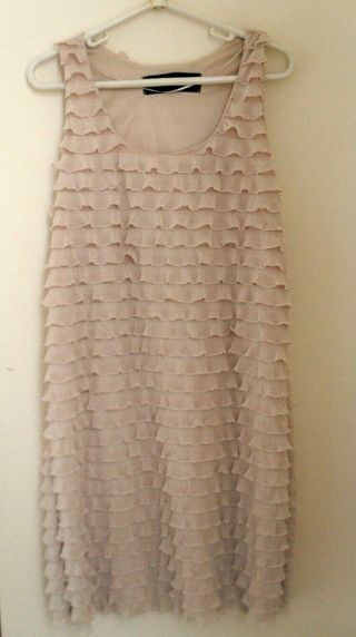 Abito Zara beige M - senza maniche