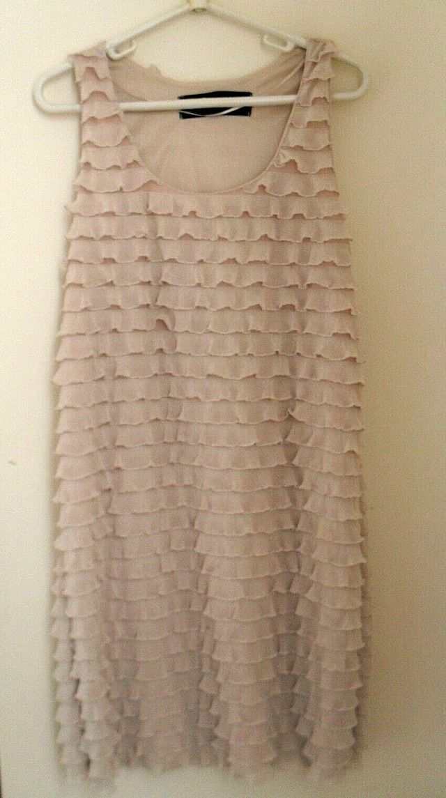 Abito Zara beige M - senza maniche