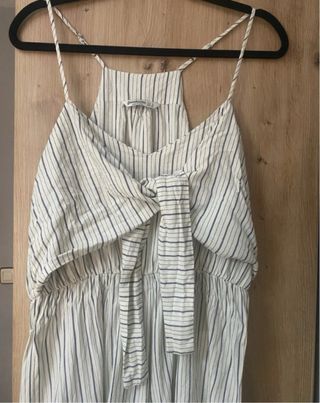 Mono rayas azul y blanco