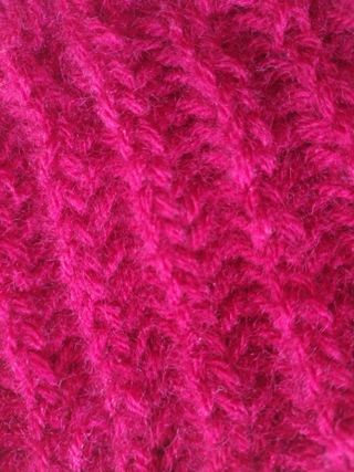 Gorro de lana rojo