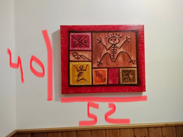 5 Cuadros étnicos decorativos