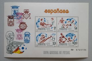 Sellos España'82 Mundial Fútbol