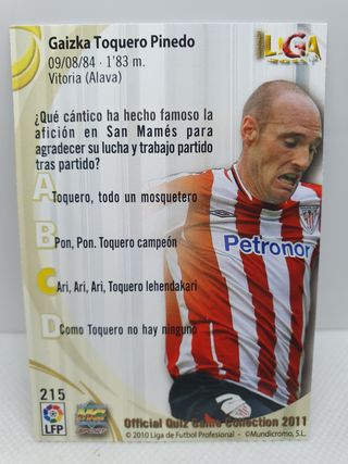 ⚽️ CROMO DE FUTBOL TOQUERO SUPER STAR ATHLETIC 