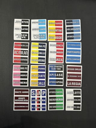 117 Adesivi del Tifoso, Figurine Calciatori Panini