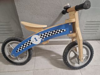 Mini bici madera sin pedales
