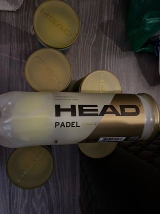7 paquetes de Pelotas Head Padel Pro