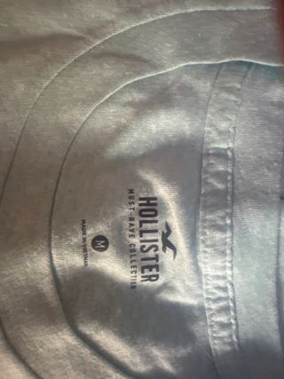 Camiseta Hollister M - Verde azulado con etiquetas