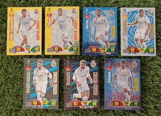 Lote 7 cromos del Real Madrid Adrenalyn XL 2017