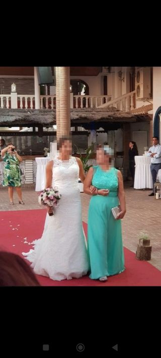 Vestido novia encaje