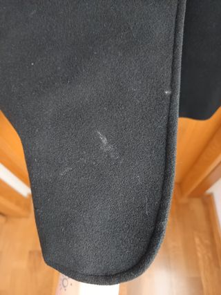 Abrigo negro mujer talla M