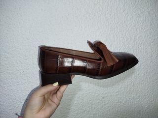 Zapatos Wonders marrón, talla 37