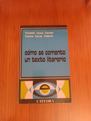 Cómo se comenta un texto literario