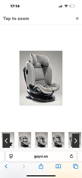Silla coche bebé i-spin Grow de Joie Signature.