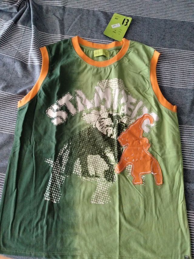 Camiseta niño talla 13 sin mangas