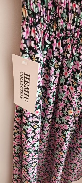 Vestido flores verano - Talla S