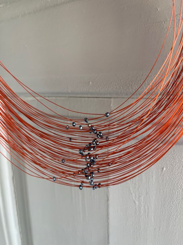 Collar SOTA naranja y negro