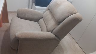 Butaca relax beige balancín , se balancea