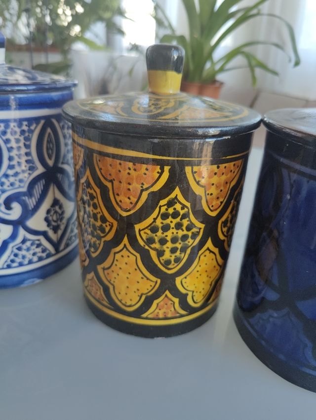 Botes cerámica marroquíes