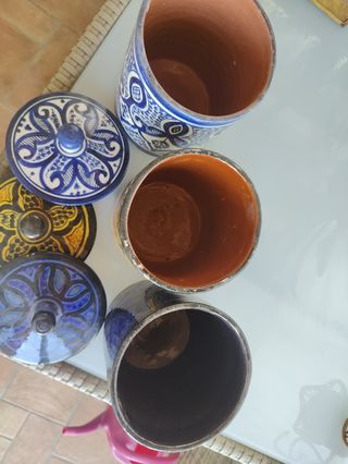 Botes cerámica marroquíes