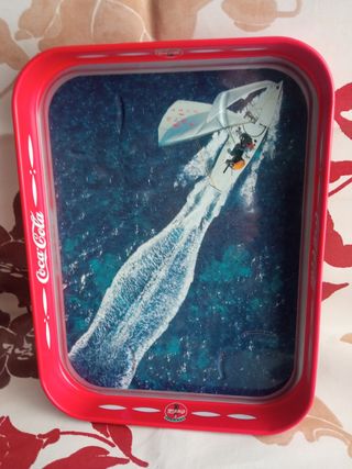 2 vassoi Coca-Cola vintage