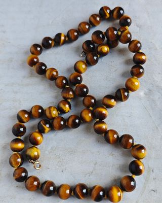 Collana Occhio di Tigre - Oro 14k