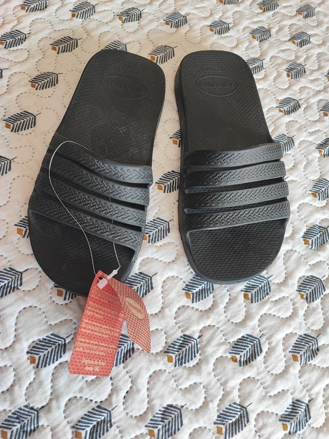 Havaianas Negras 33-34 Originales