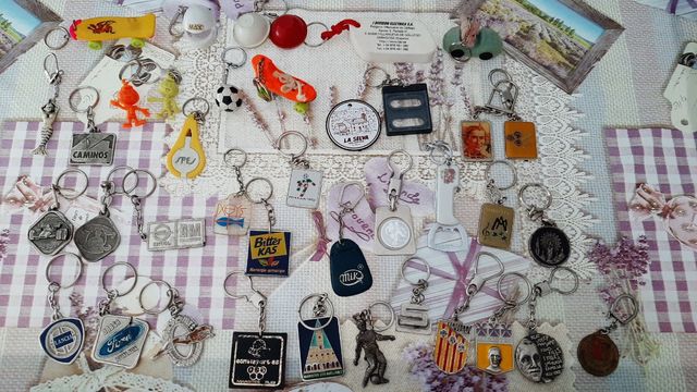 Llaveros vintage: 30uds