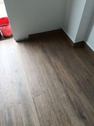 Suelo laminado imitación madera