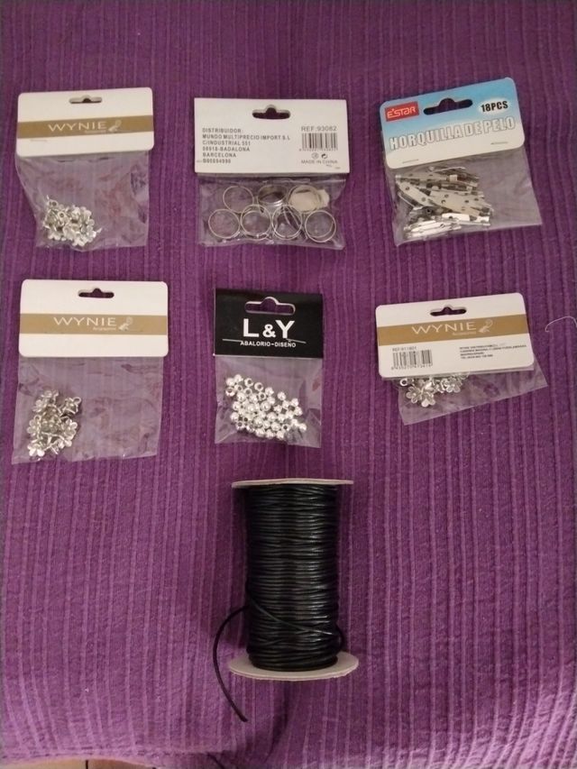 Manualidades: flores & abalorios