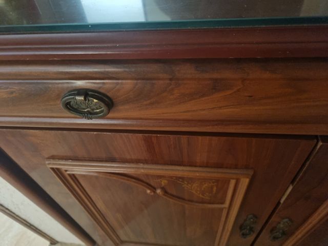 Zapatero madera marrón - 2 estantes