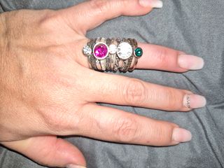 Anillos multicolores ajustables