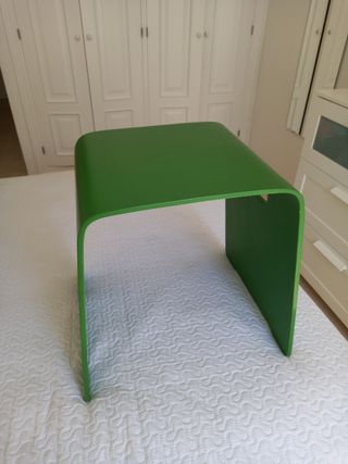 Mesa auxiliar verde - Madera