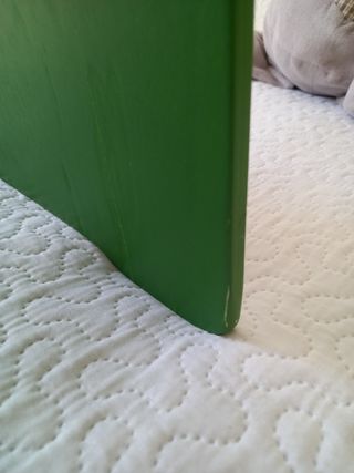 Mesa auxiliar verde - Madera