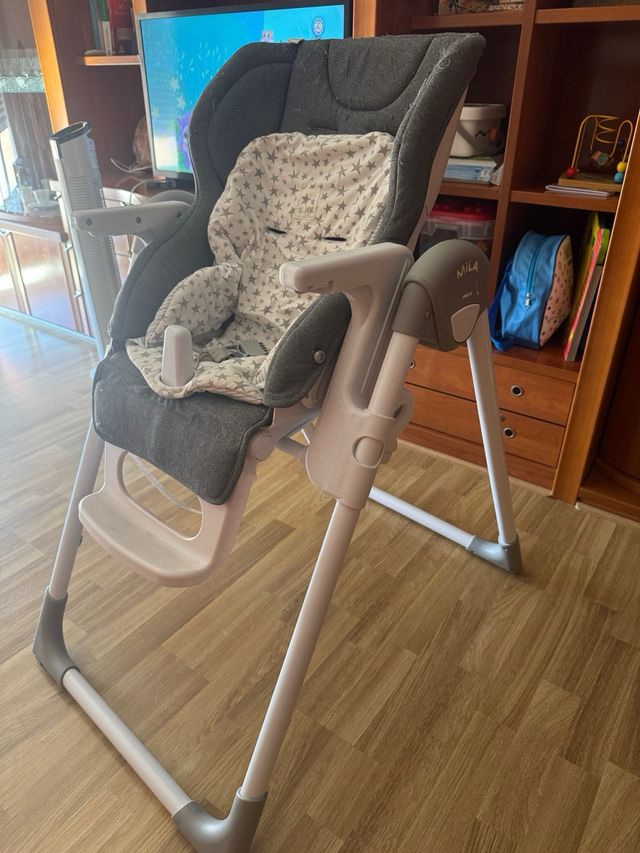 Trona bebé Mila - Gris