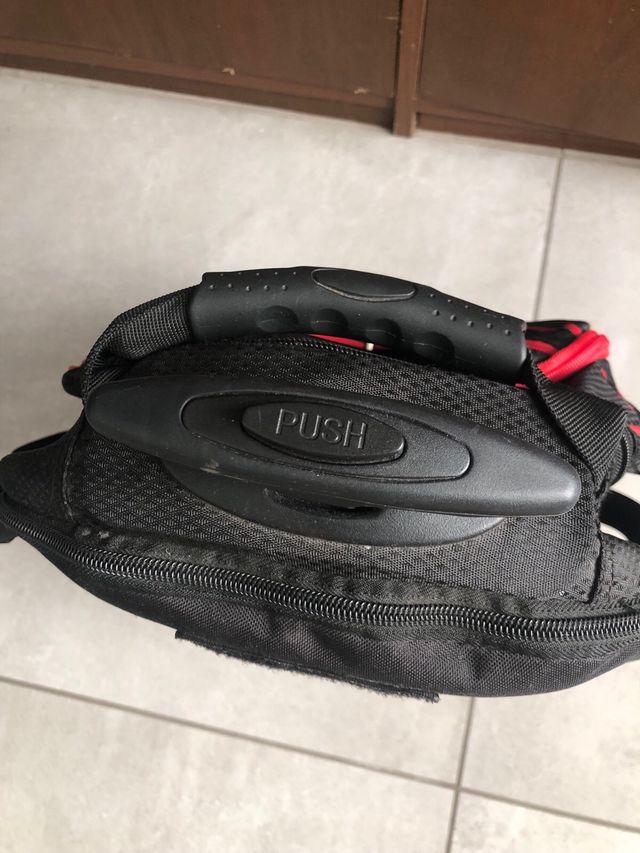 Trolley Zaino PRO-GEST nero/rosso