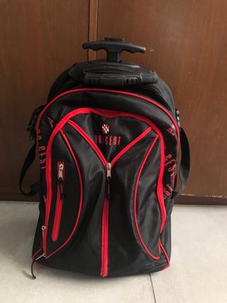 Trolley Zaino PRO-GEST nero/rosso