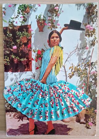 Postales bordadas flamenco (4)