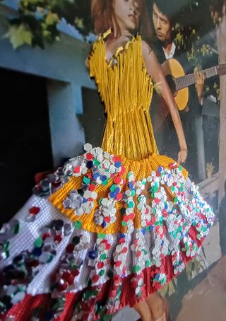Postales bordadas flamenco (4)