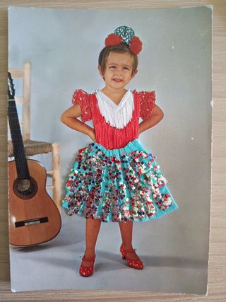 Postales bordadas flamenco (4)