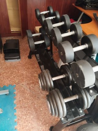 Mancuernas gimnasio completo  crossFit Todo 450€