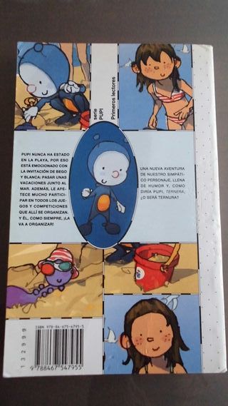LIBRO PUPI EN LA PLAYA