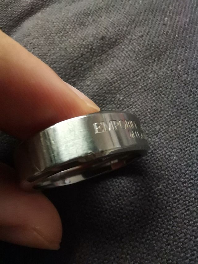 Anillo Emporio Armani Milano - Plata